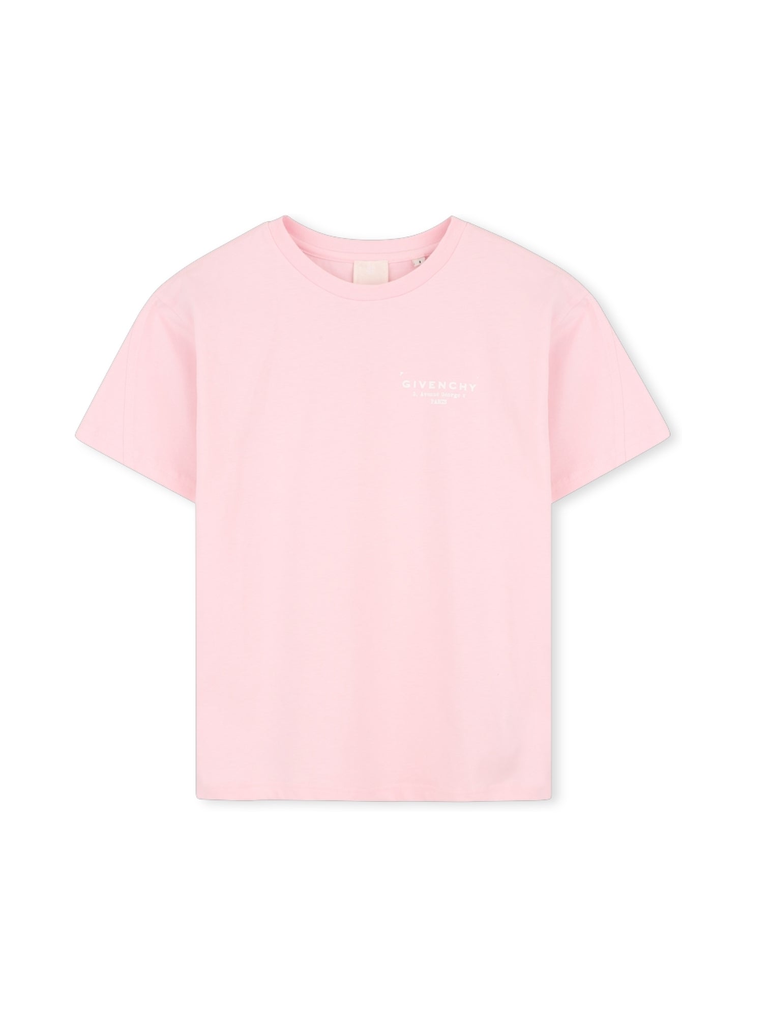T-shirt rosa con stampa logo Givenchy