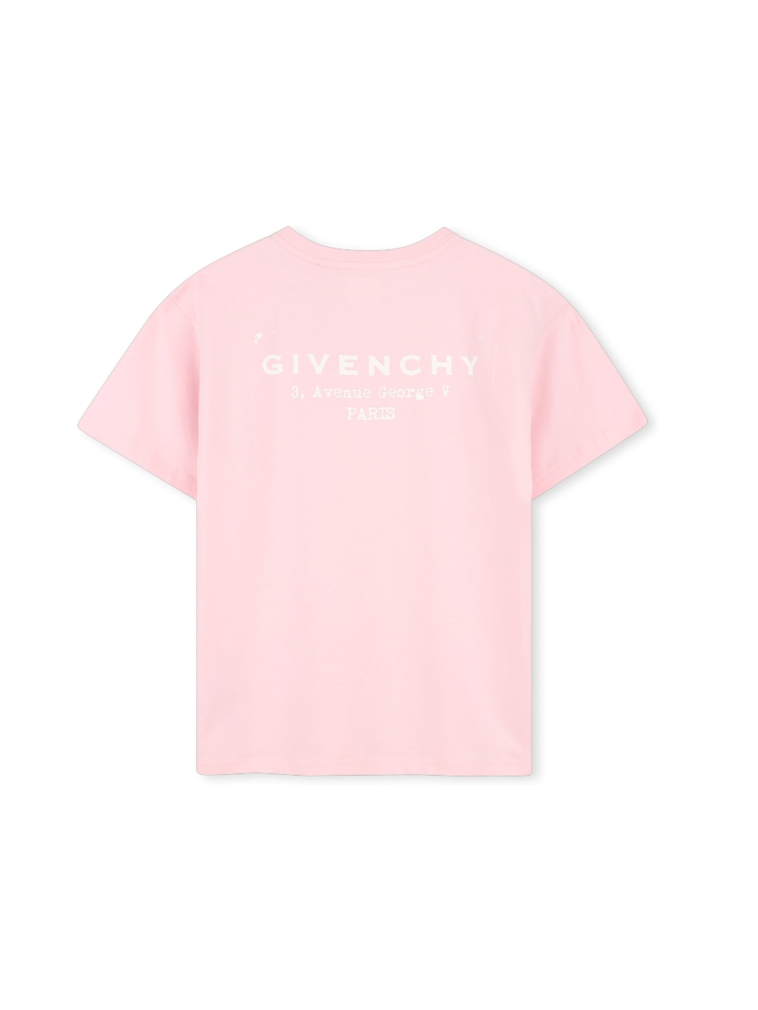 T-shirt rosa con stampa logo Givenchy