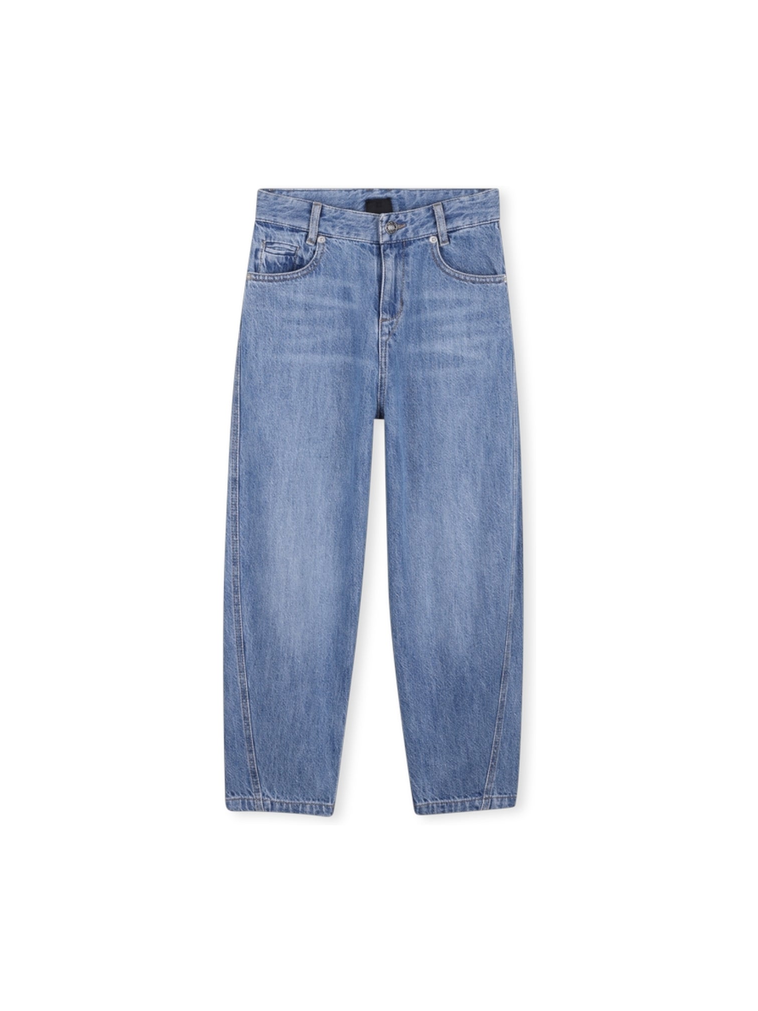 Jeans blu con dettagli cuciti logo Givenchy