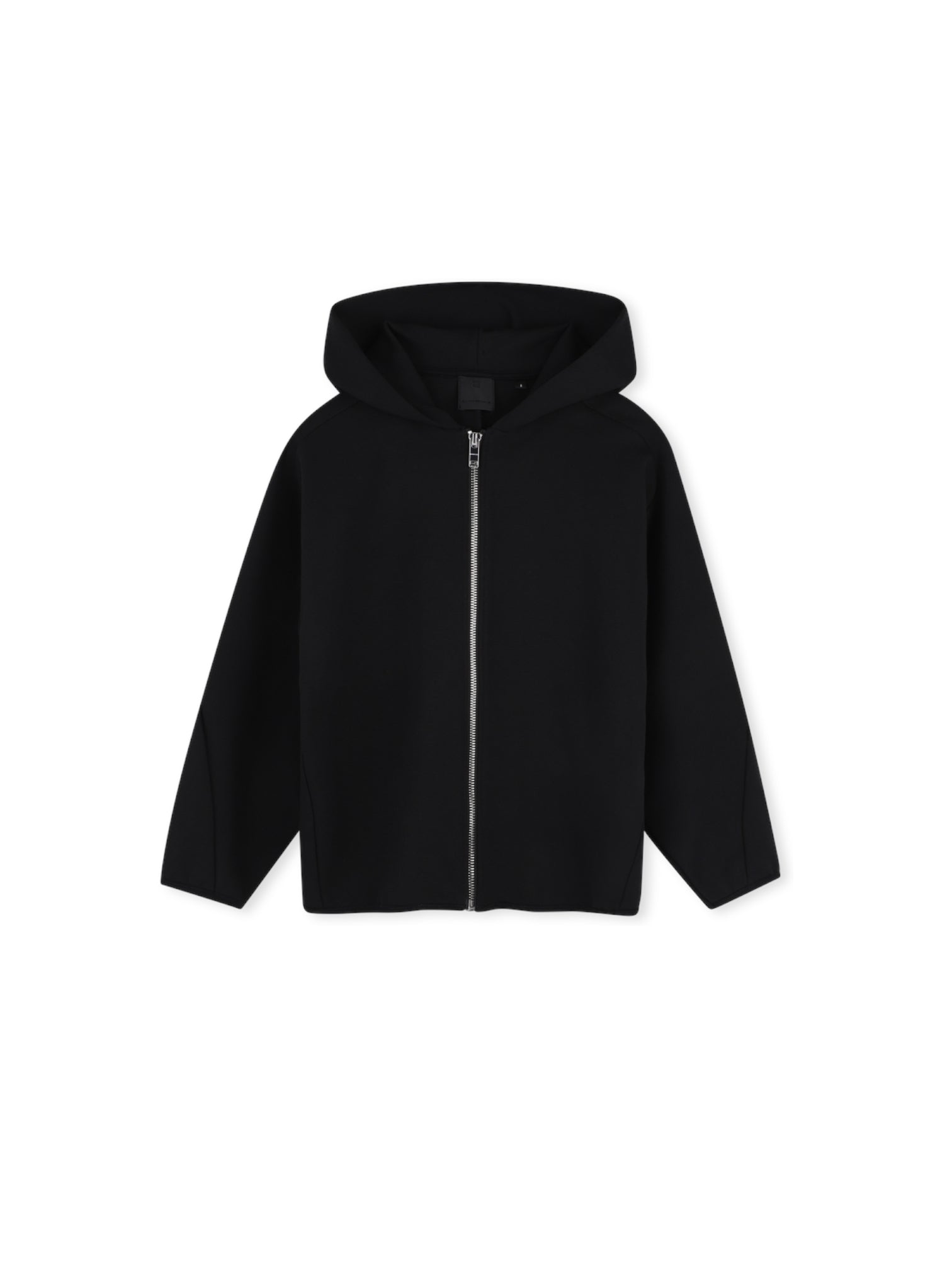 Felpa nera con zip e patch logo Givenchy