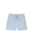 Pantaloncino azzurro con stampa logo Givenchy