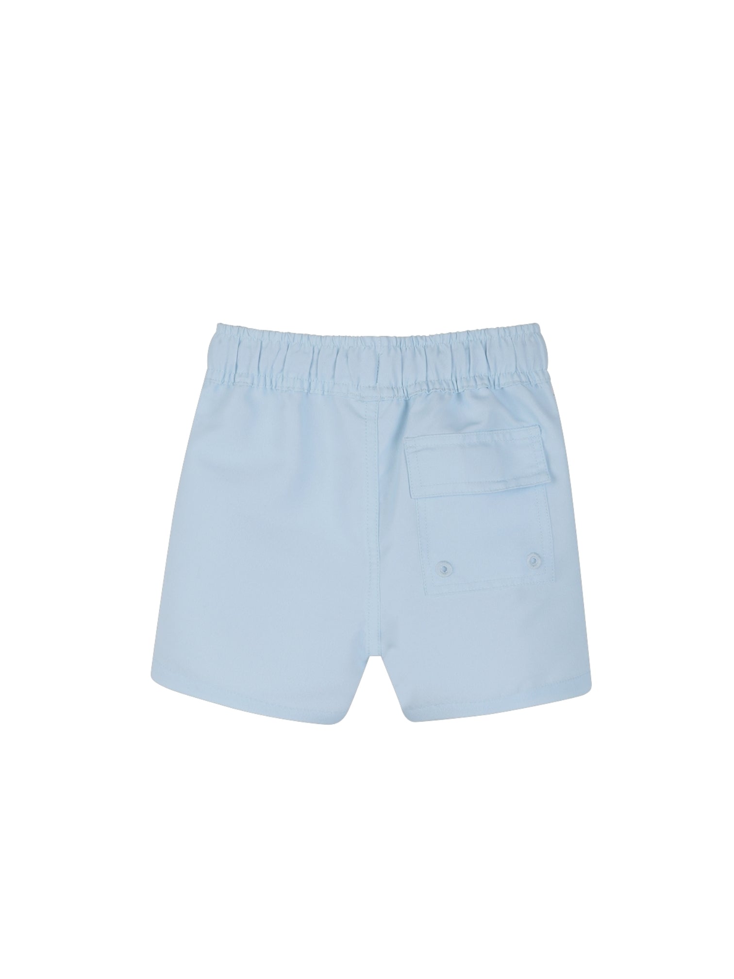 Pantaloncino azzurro con stampa logo Givenchy