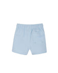 Pantaloncino azzurro con stampa logo Givenchy
