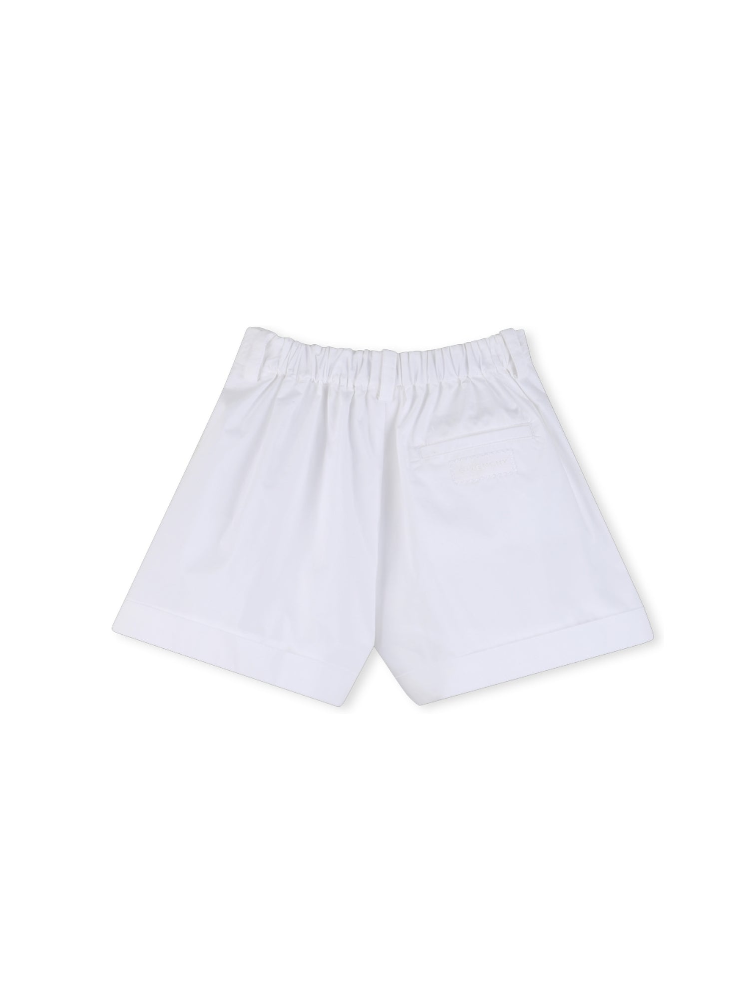 Pantaloncino bianco con dettagli logo Givenchy