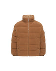 Giubbino Mich beige con dettaglio patch Moncler