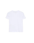 T-shirt bianca con dettaglio logo Stone Island