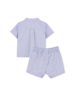 Completo camicia e pantaloncino azzurro Boss