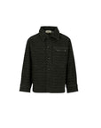 Camicia di jeans nera con dettagli logo Lanvin
