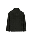 Camicia di jeans nera con dettagli logo Lanvin