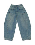 Jeans cargo con dettagli logo Lulu