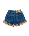 Pantaloncino in jeans con dettagli maculati Miss Grant