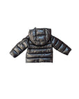 Giubbino Maya nero con dettagli logo Moncler