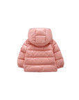 Giubbino Bady rosa con patch logo Moncler
