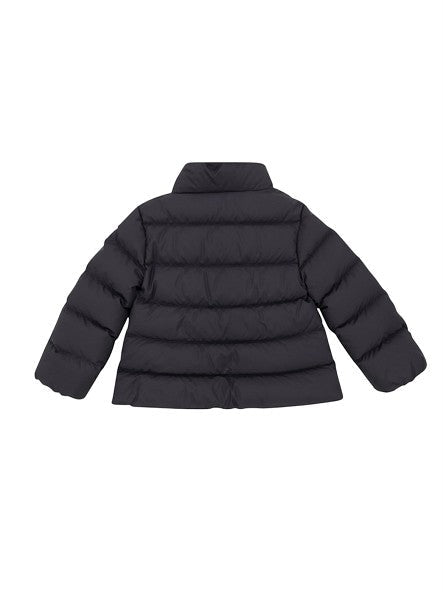 Giubbino Onica blu con dettagli logo Moncler