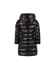 Giubbino Moka nero con patch logo Moncler