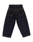 Jeans cinque tasche blu con dettagli logo Manuel Ritz