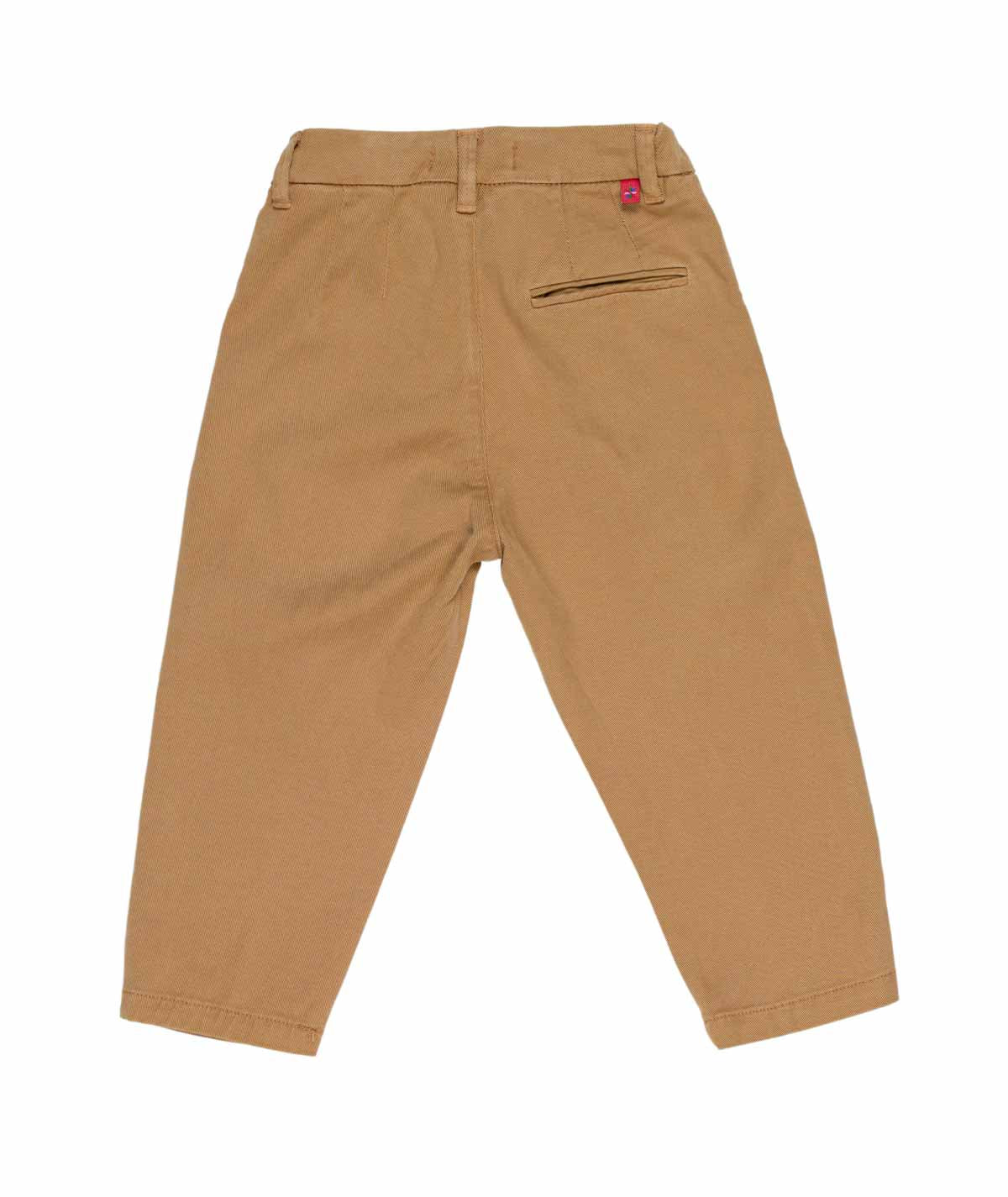 Pantalone beige con dettagli logo Manuel Ritz