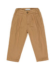 Pantalone beige con dettagli logo Manuel Ritz