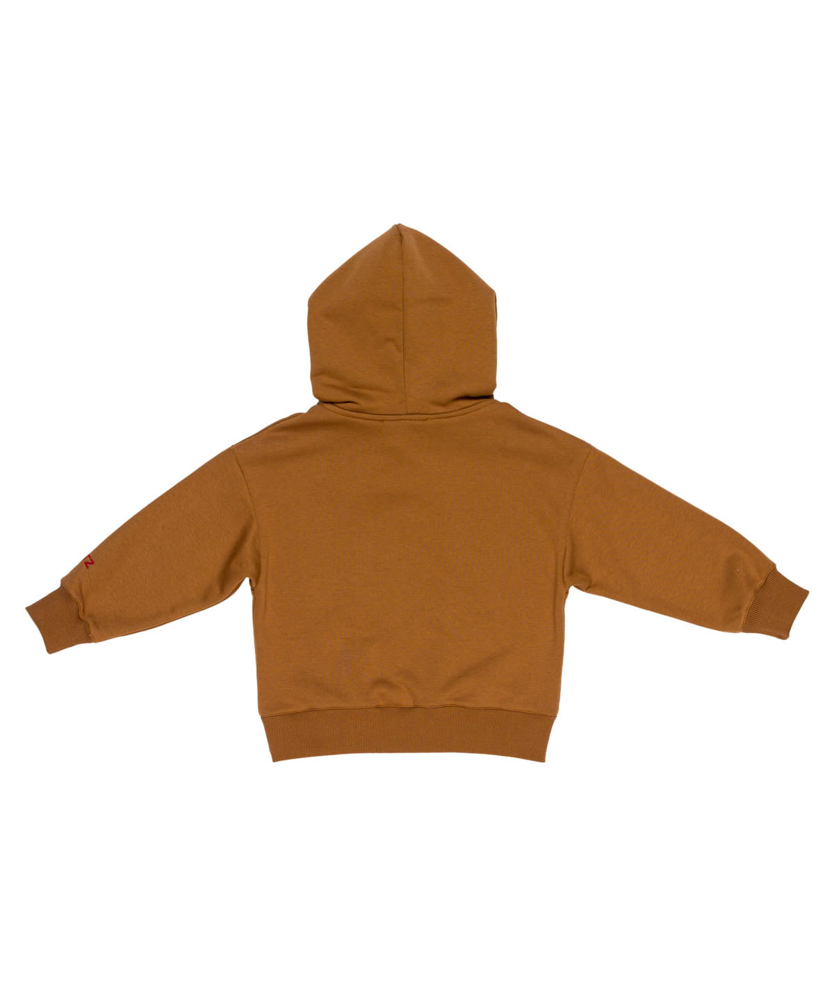 Felpa marrone con dettaglio militare e logo Manuel Ritz