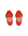 Scarpe rosse con dettagli logo Lanvin