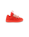 Scarpe rosse con dettagli logo Lanvin