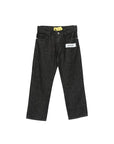 Jeans nero con stampe logo Off-White