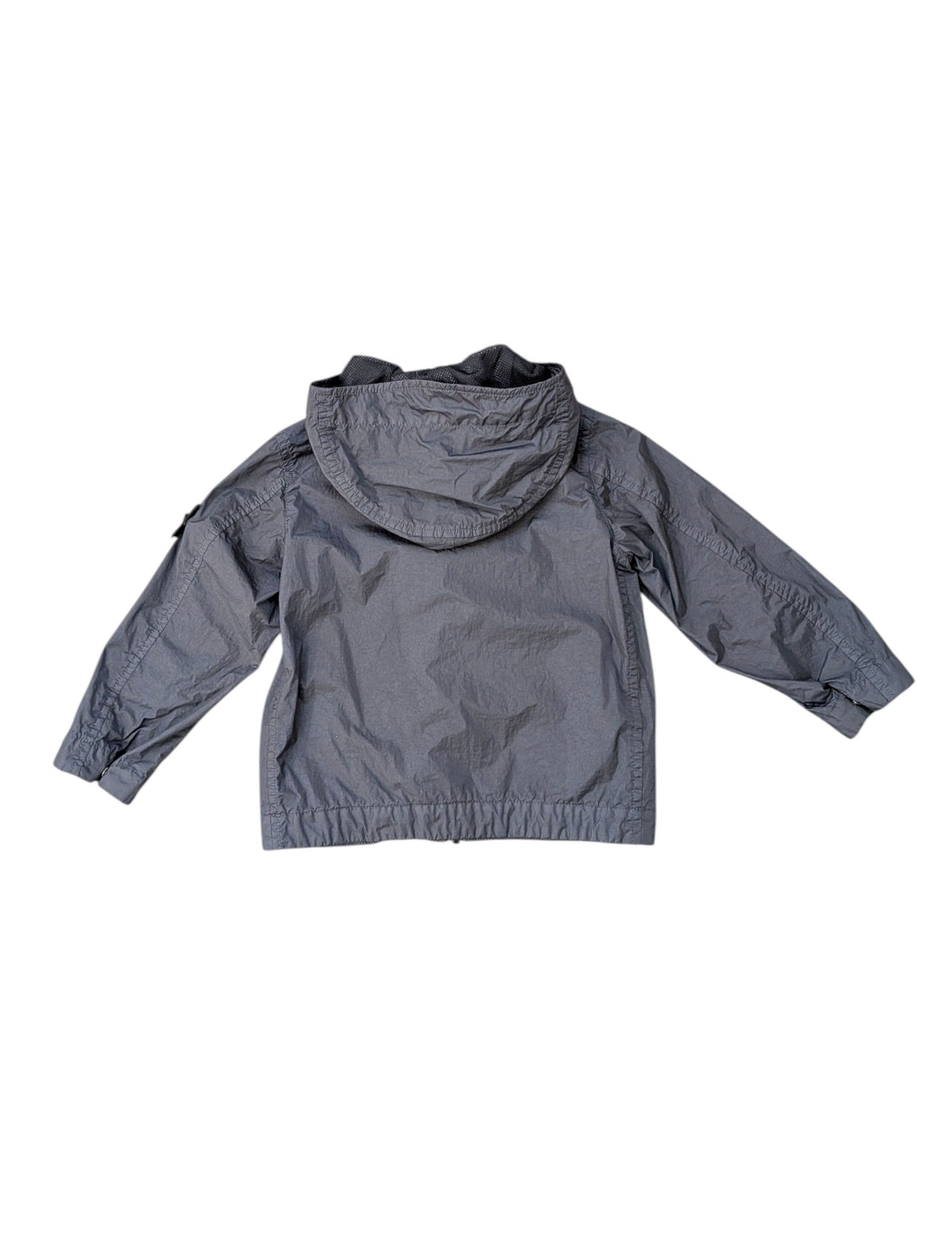 Giubbino blu con dettagli logo Stone Island