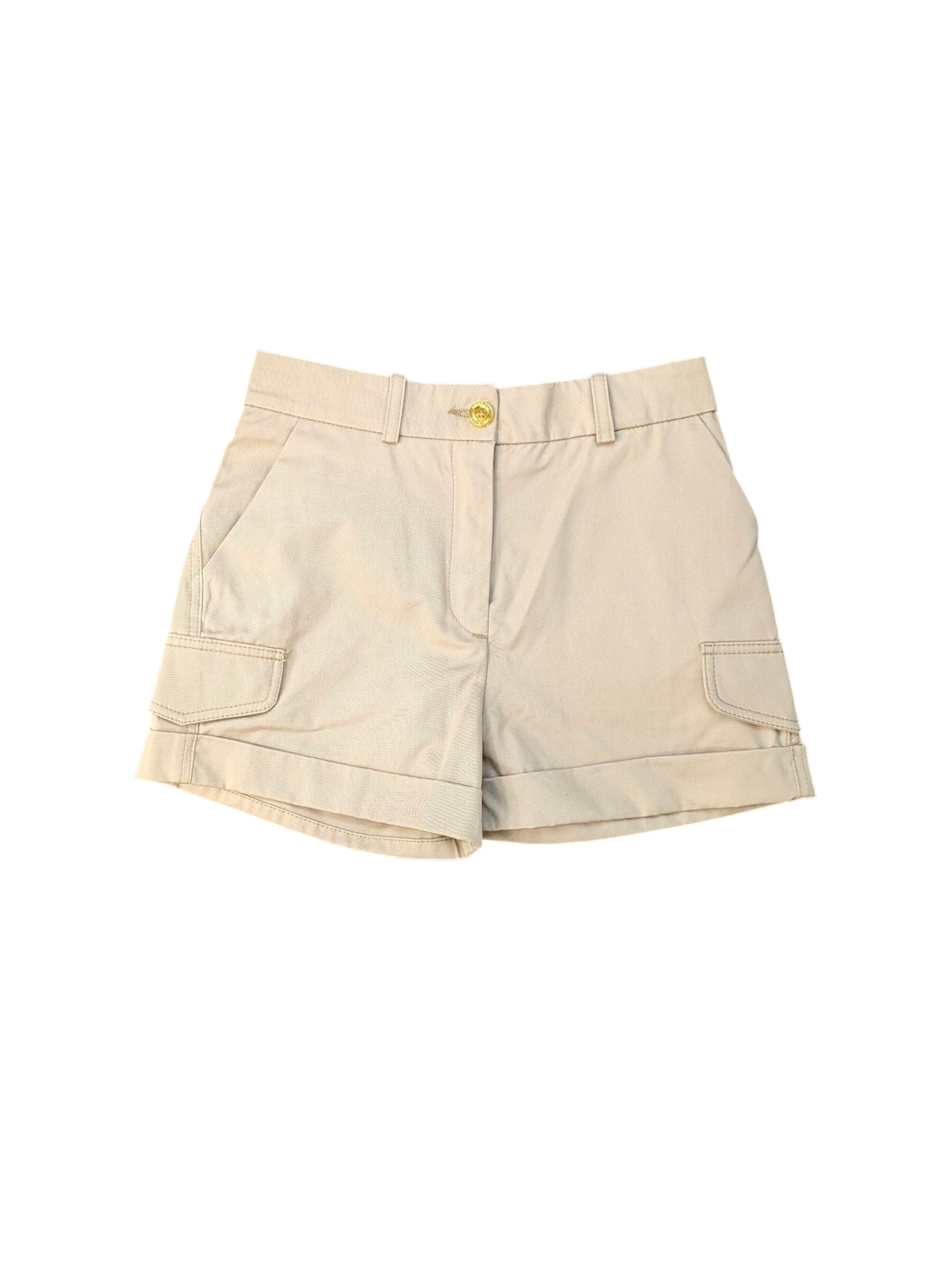 Pantaloncino beige con dettagli logo Givenchy