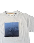 Completo t-shirt azzurra e bermuda blu Boss