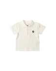 Polo bianco con logo Timberland cucito