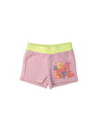 Pantaloncino rosa con paillettes cucite Billieblush