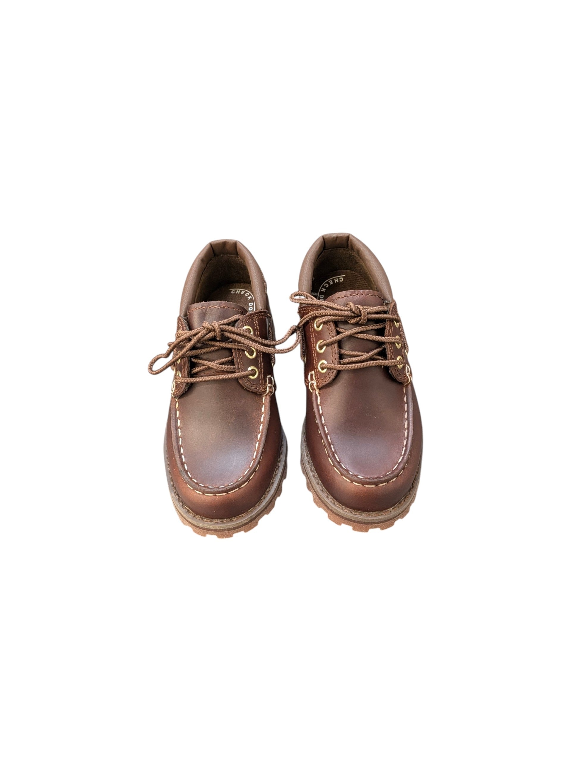 Mocassini marroni con dettaglio logo Timberland