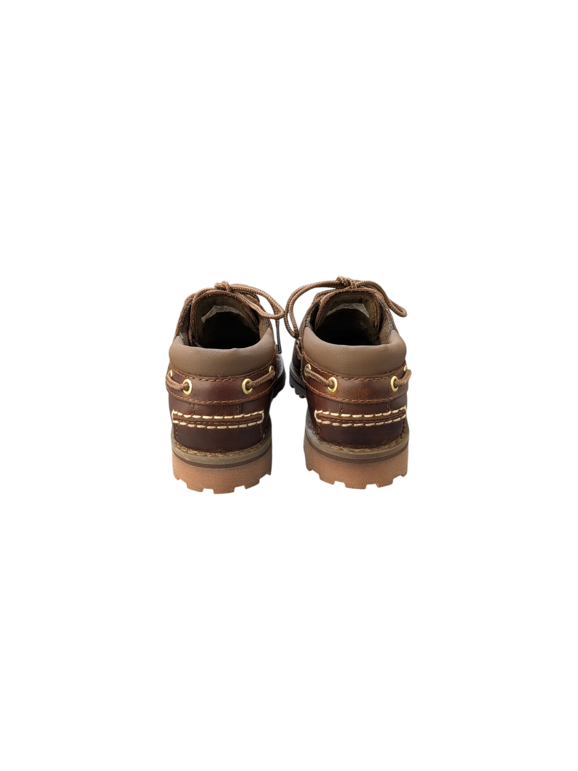 Mocassini marroni con dettaglio logo Timberland