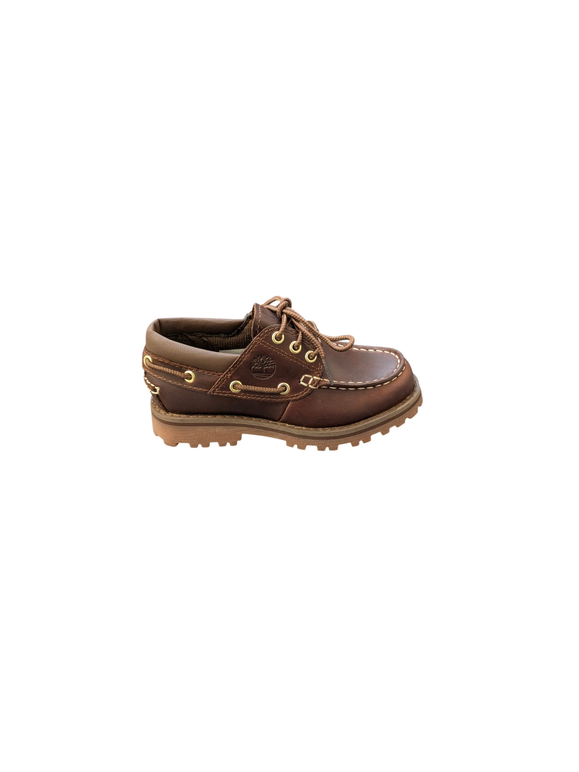 Mocassini marroni con dettaglio logo Timberland