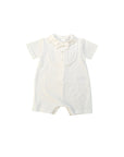 Pagliaccetto bianco con papillon Nanan