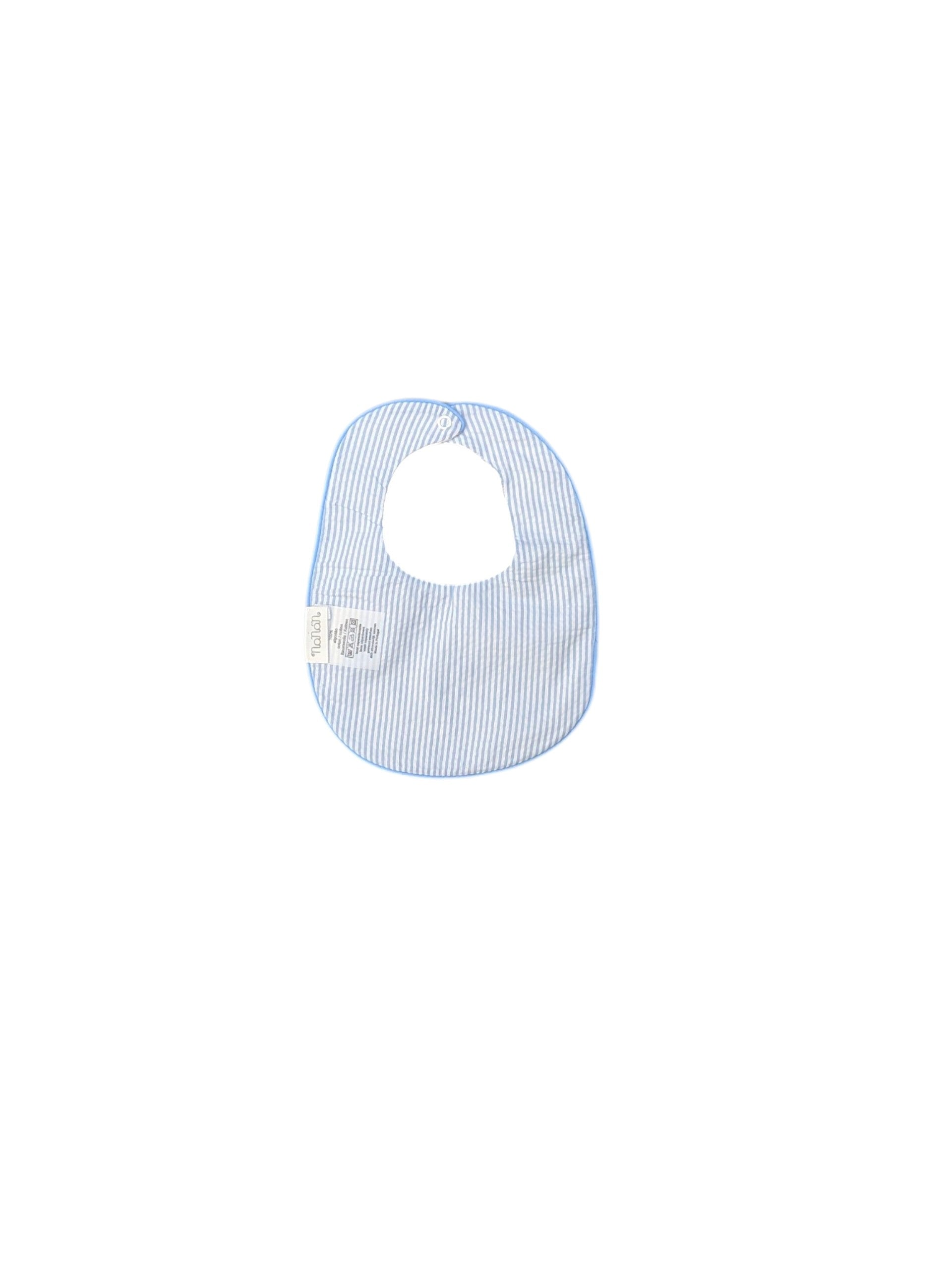 Bavaglio bianco con logo cucito Nanan