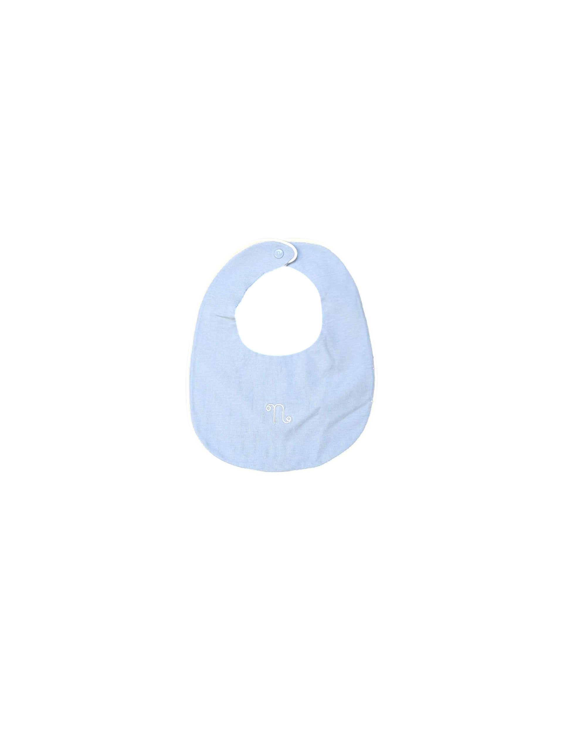 Bavaglio azzurro con logo cucito Nanan