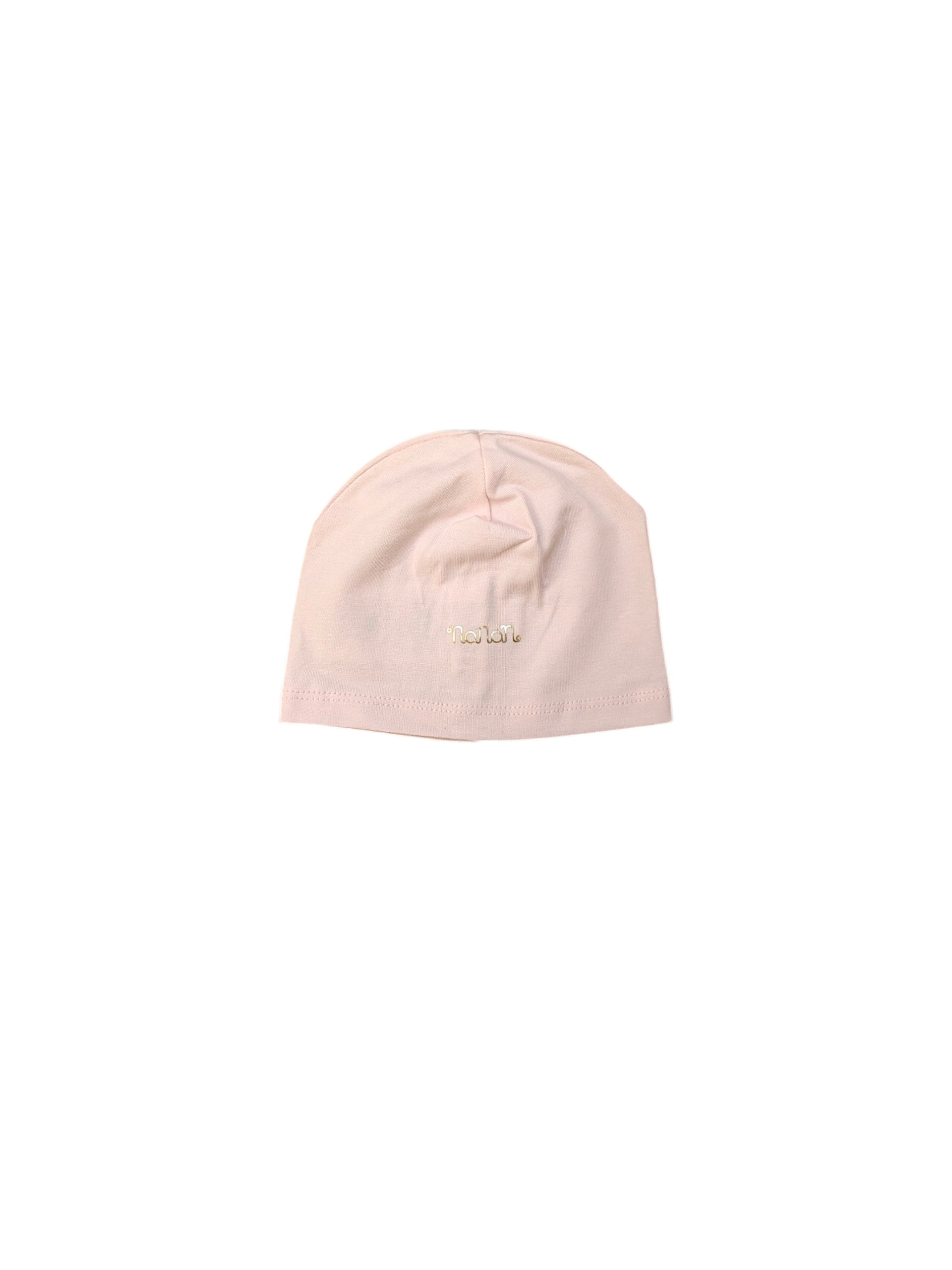 Cappello rosa con stampa logo Nanan