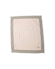 Coperta rosa con dettaglio cucito logo Nanan