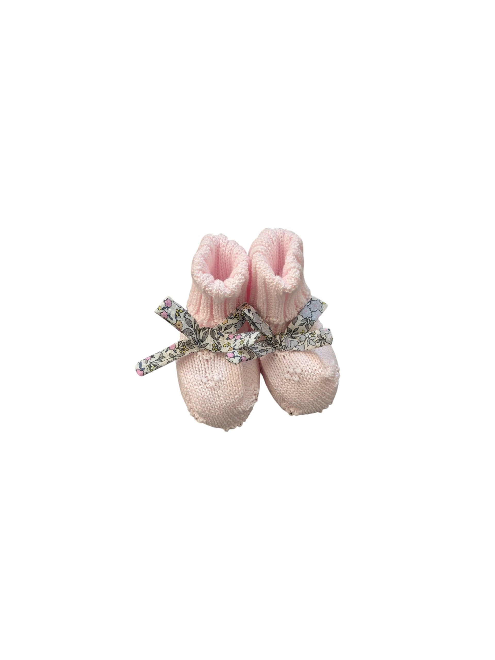 Babbucce rosa con fiocchi cuciti Nanan