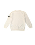 Maglione in cotone bianco Stone Island
