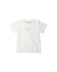 T-shirt bianca con stampa logo Atipico