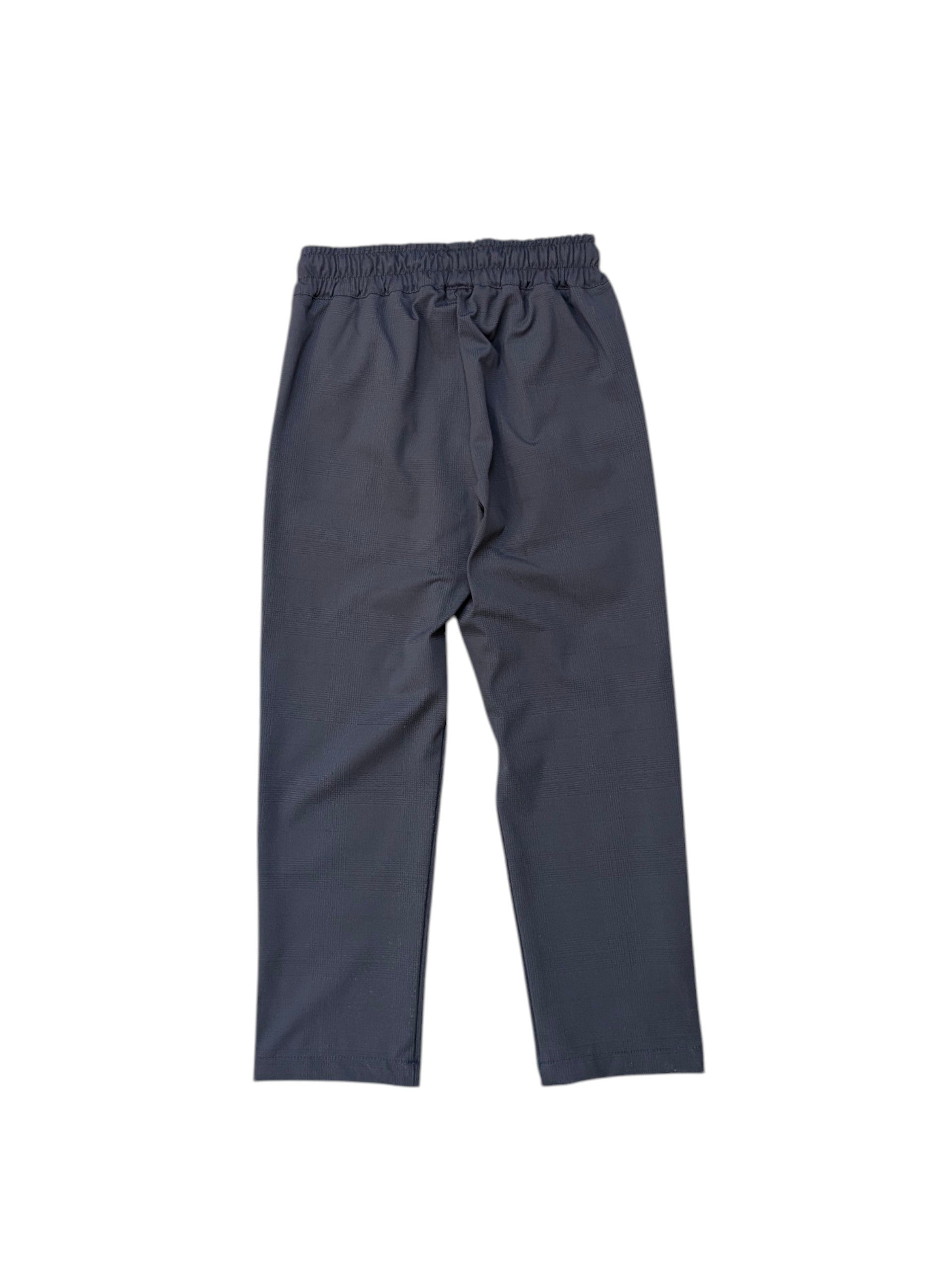 Pantalone blu con dettaglio logo Atipico cucito