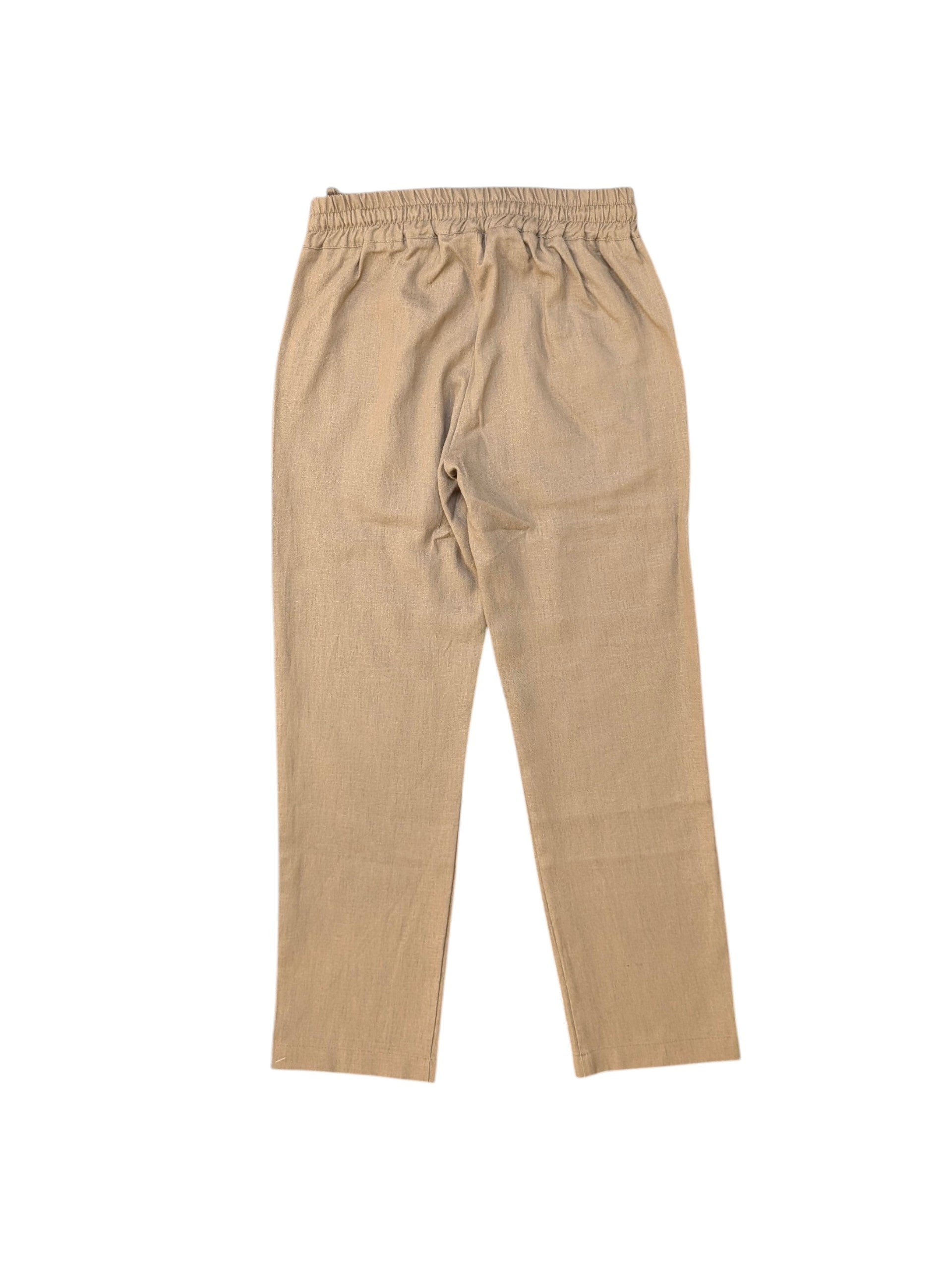 Pantalone marrone in misto lino Atipico