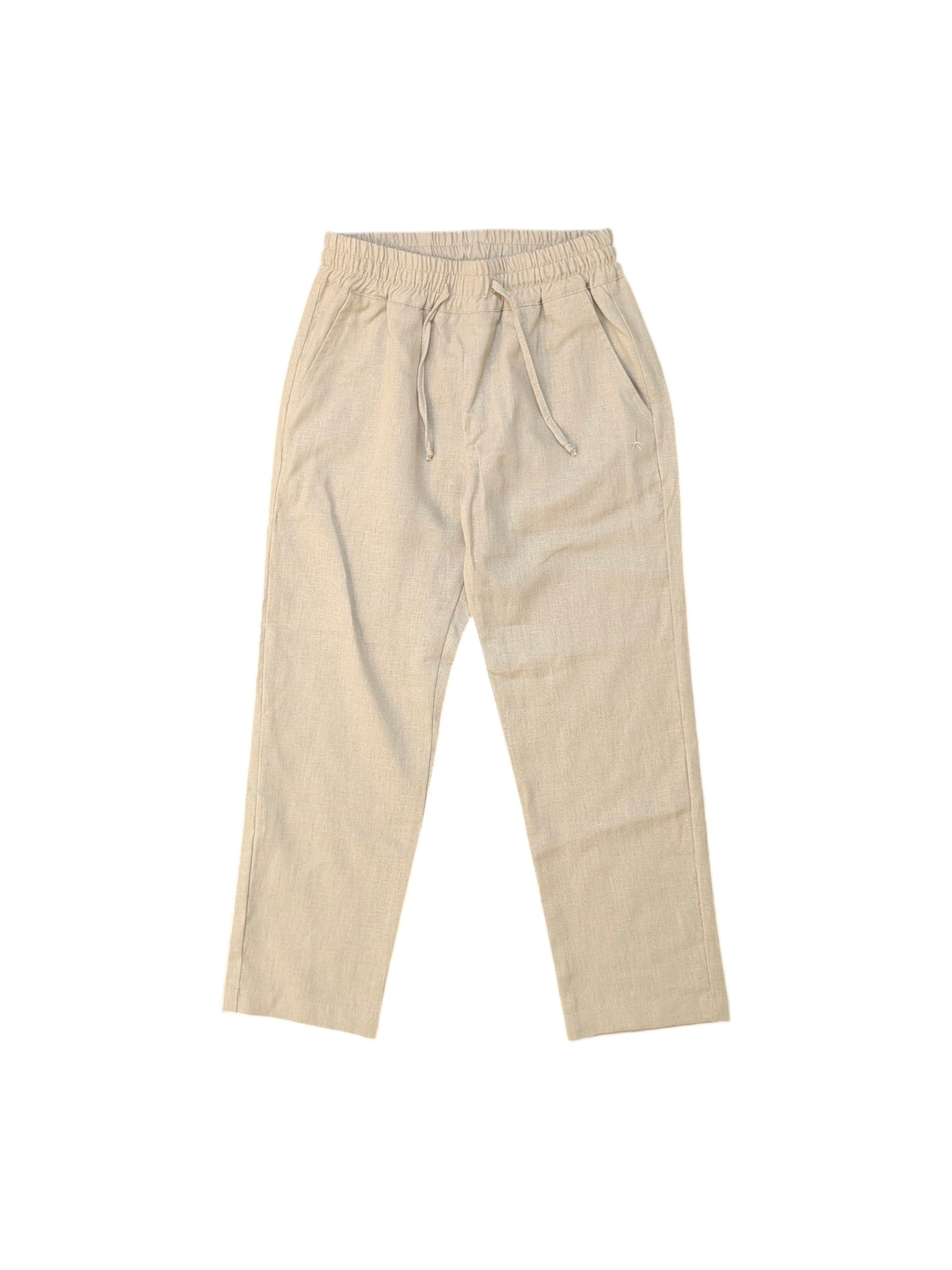 Pantalone beige in misto lino Atipico