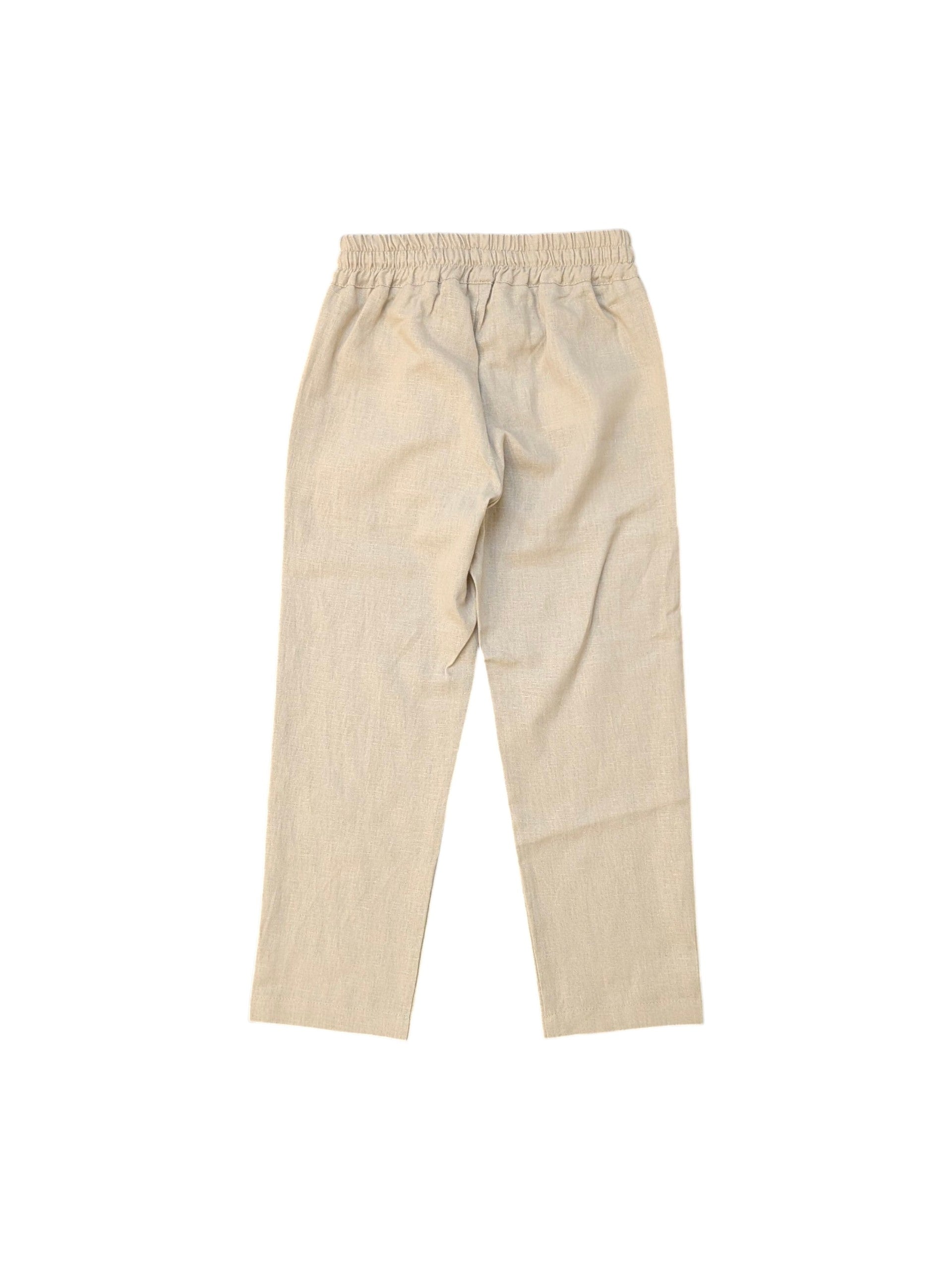 Pantalone beige in misto lino Atipico