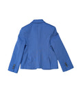 Giacca blu con dettaglio logo Atipico