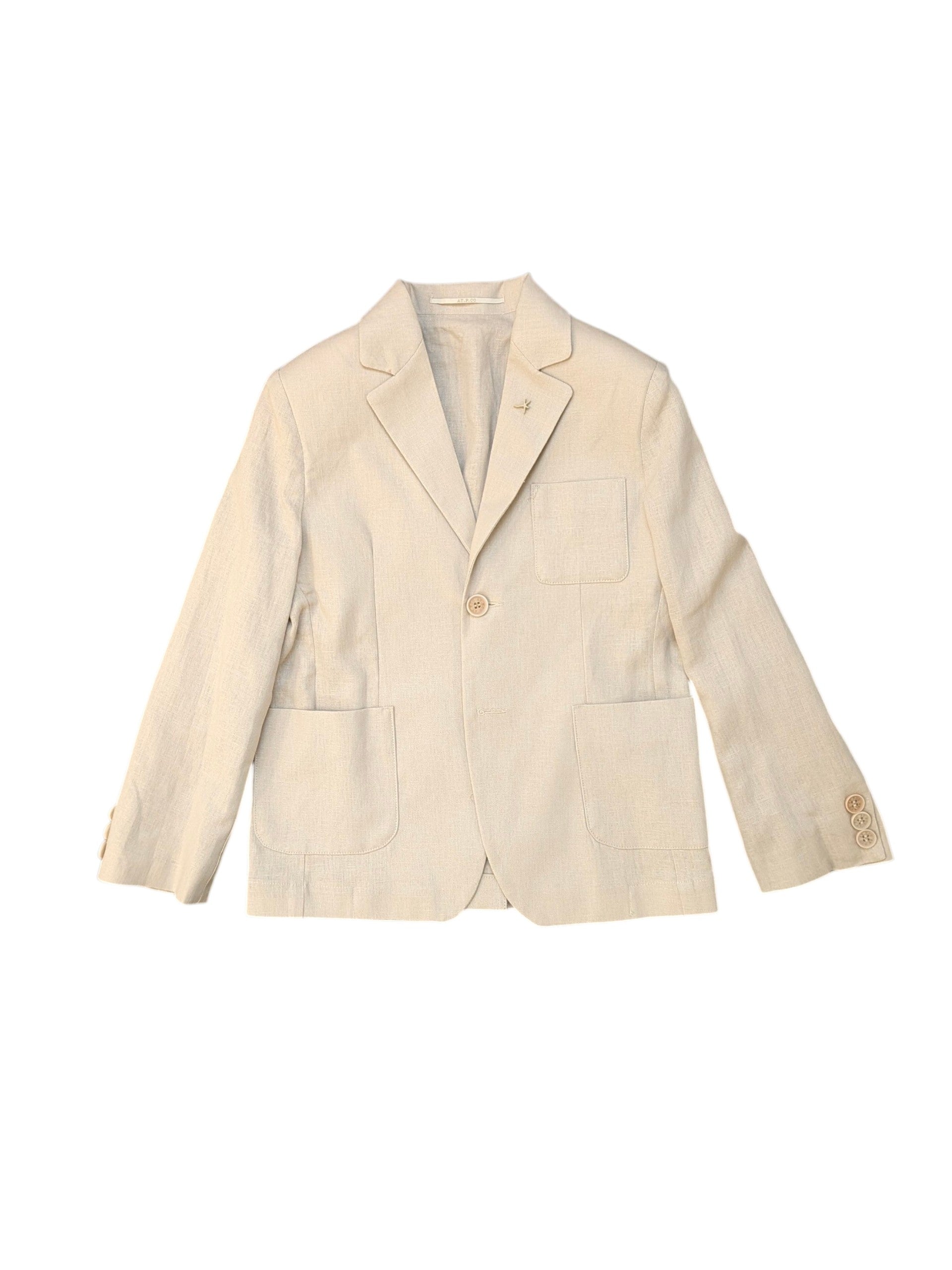 Giacca beige in misto lino Atipico