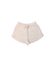 Pantaloncino in felpa rosa con stampa logo Palm Angels
