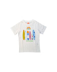T-shirt bianca con stampa Sundek